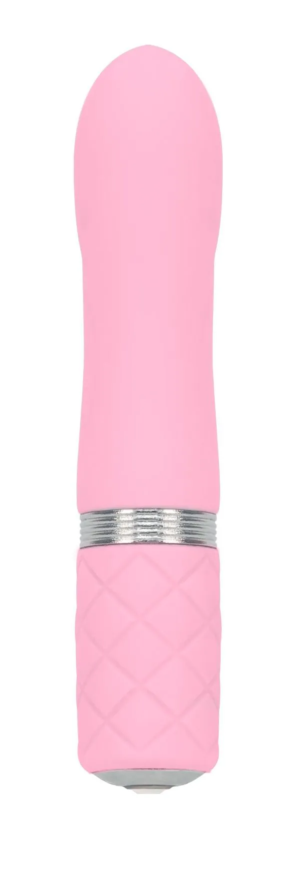 Розкішний вібратор PILLOW TALK - Flirty Pink з кристалом Swarovski, гнучка головка
