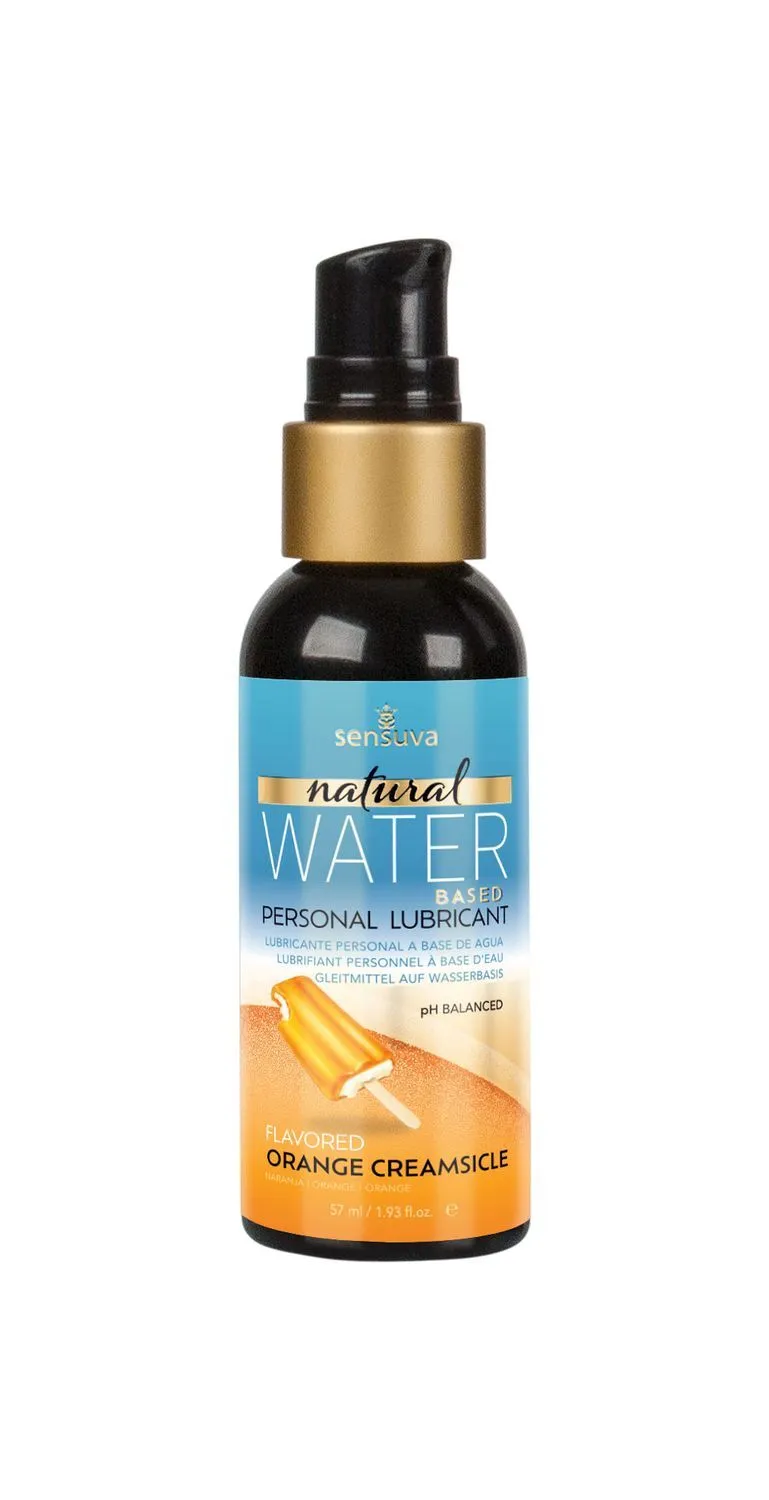 Змазка на водній основі Sensuva Natural WaterBased Orange Creamsicle 57 мл без гліцерину і парабенів