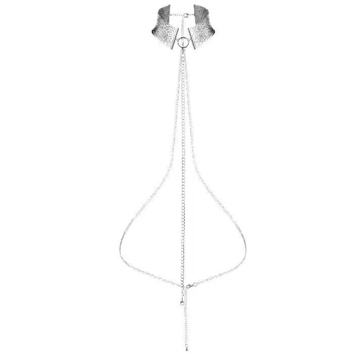 Намисто-комір Bijoux Indiscrets Desir Metallique Collar - Silver