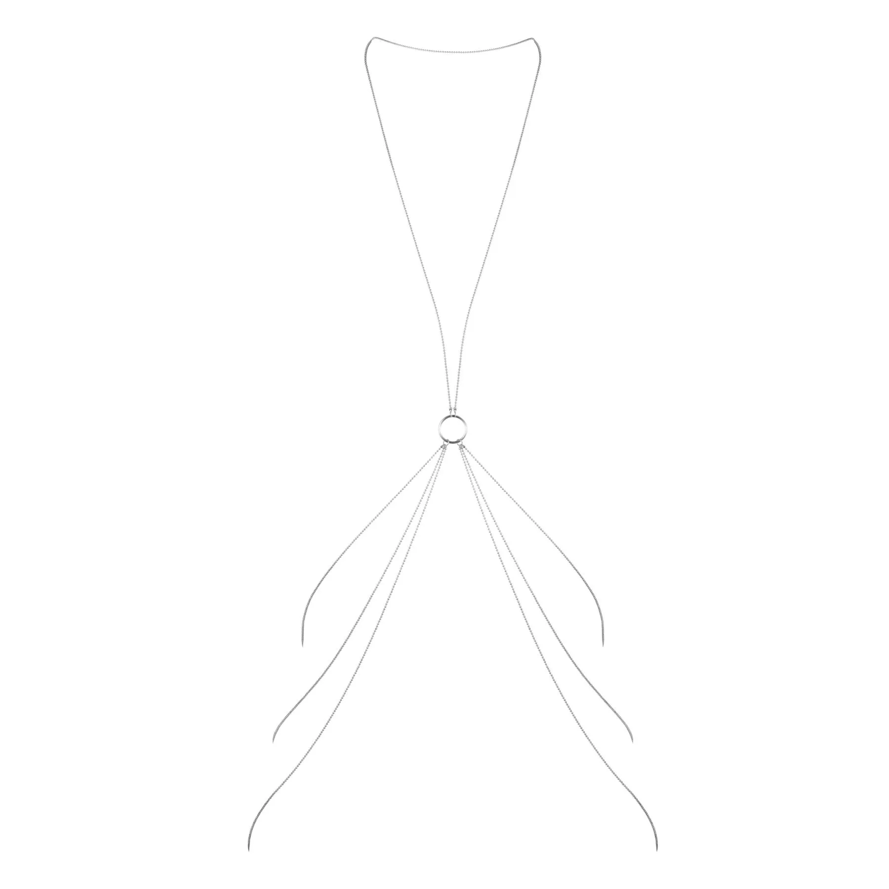 Ланцюжок для тіла Bijoux Indiscrets Magnifique 8 Body Chain — Silver