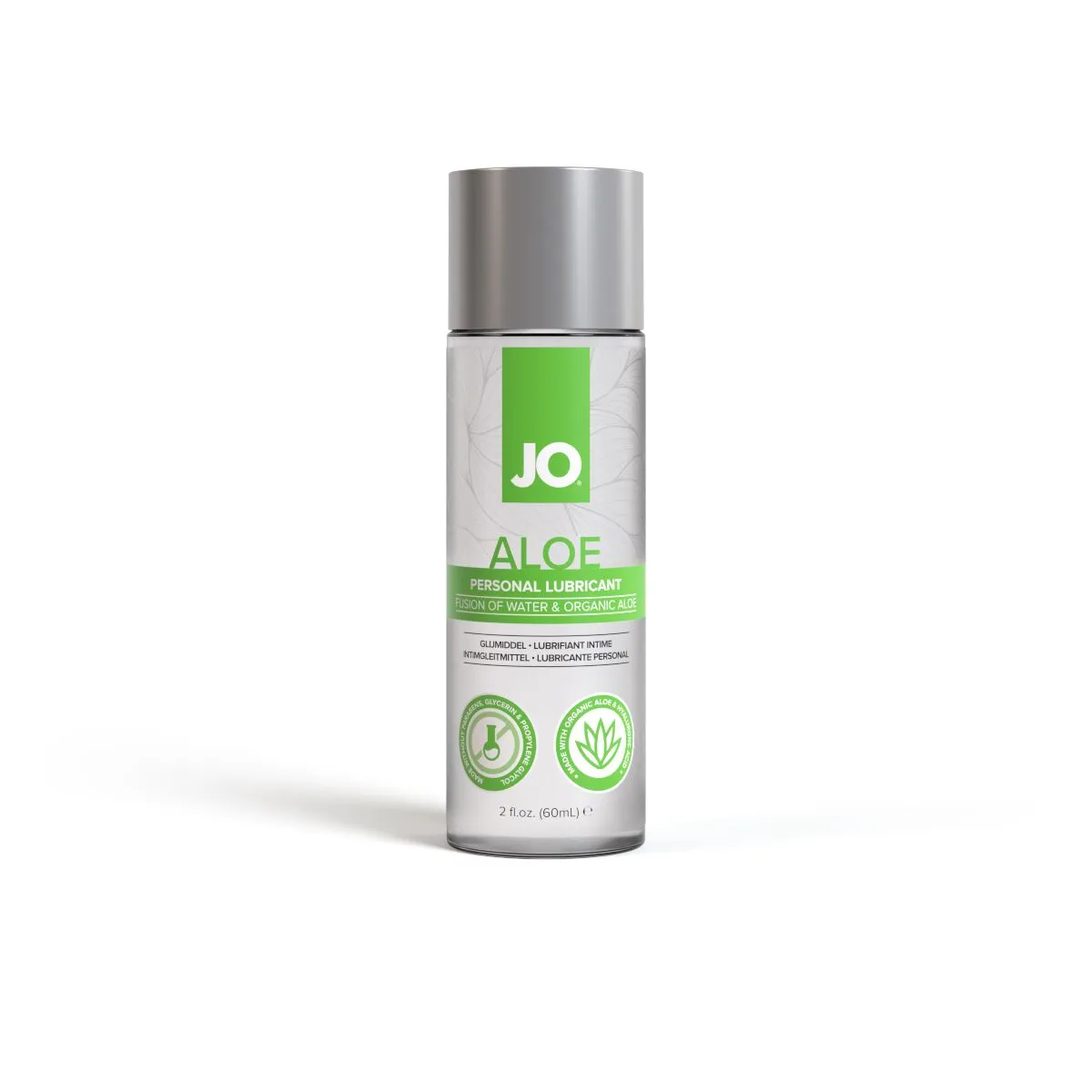 Змазка на водній основі JO H2O Organic Aloe (60 мл), зволожувальний та заспокійливий ефект