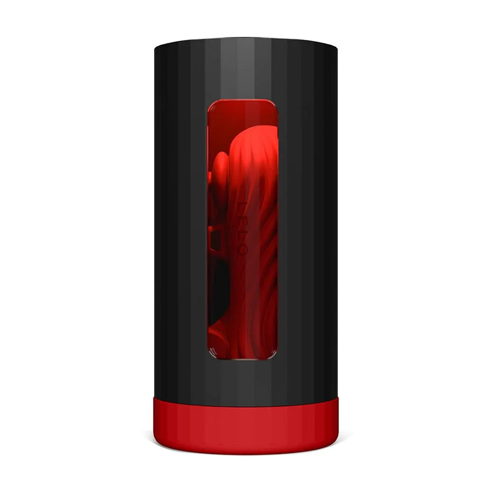 Смарт-мастурбатор LELO F1S V3 XL Red, збільшений, 2 мотори, 8 режимів, стимуляція звуковими хвилями