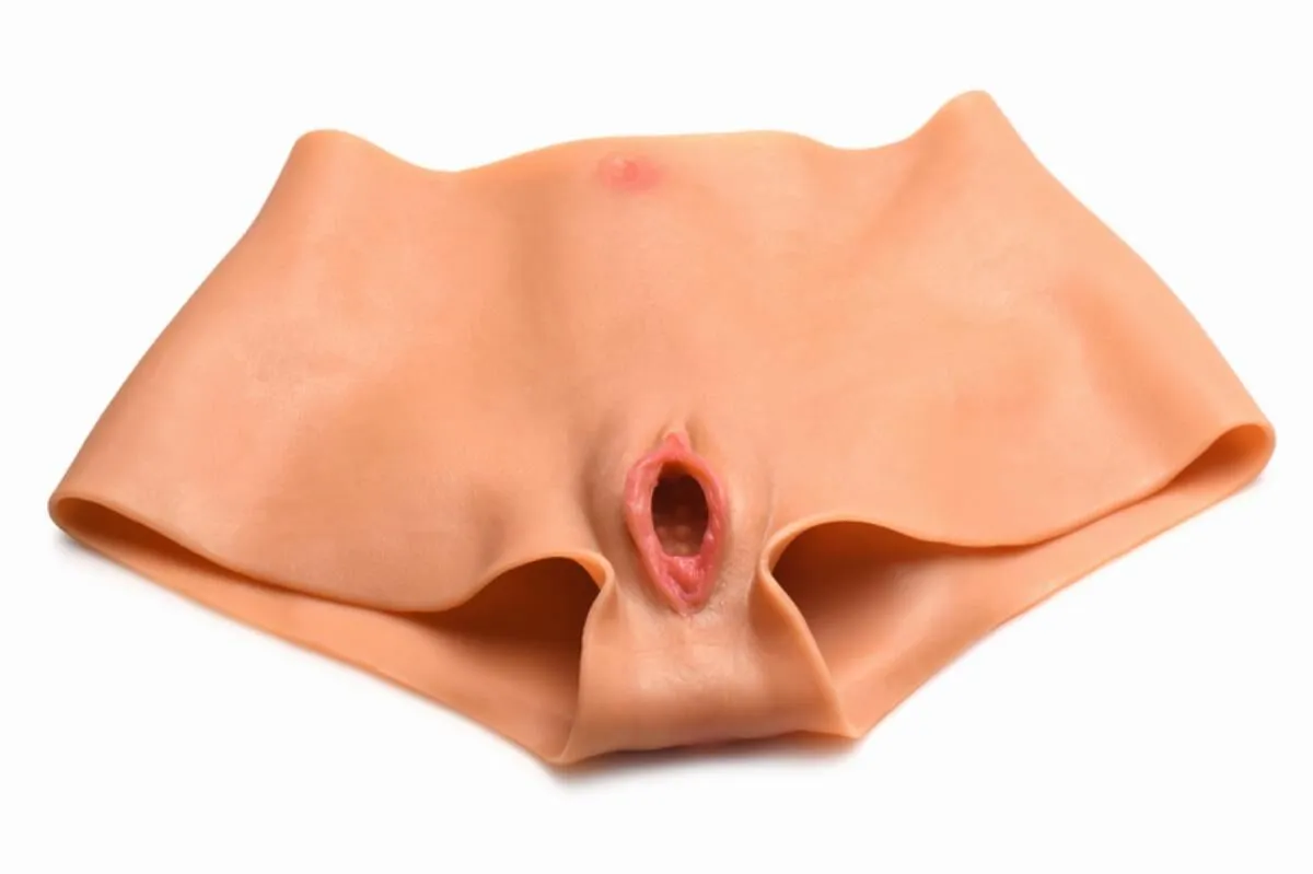 Накладна вагіна Master Series Silicone Vagina + Butt Panties - Small