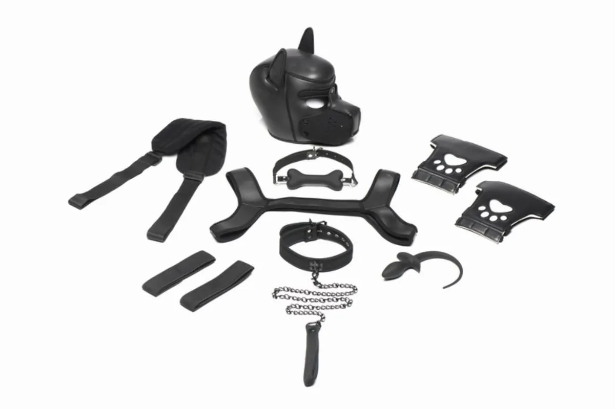 Набір BDSM цуценя Master Series Luxury Pup Arsenal Set - Black