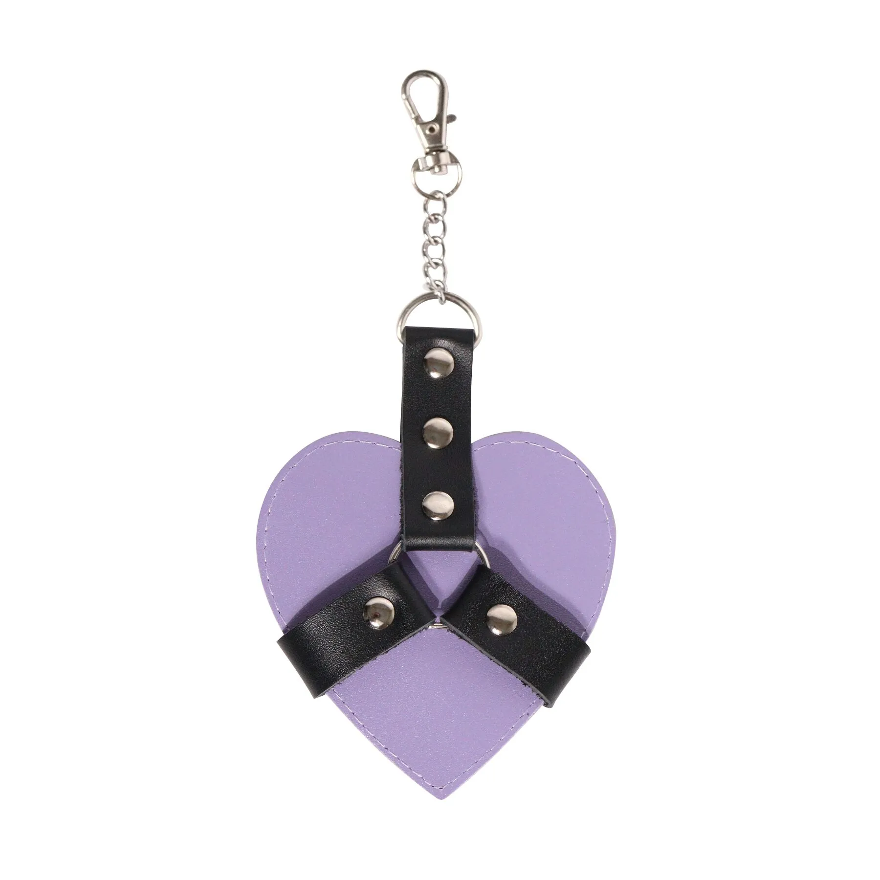 Брелок на карабіні для ключів Art of Sex Chained Heart, Лаванда