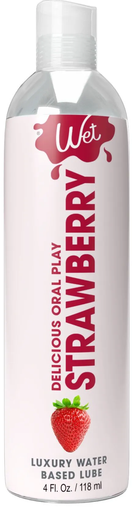 Розпродаж!!! Лубрикант на водній основі Wet Oral Play Strawberry 118 мл (термін 05.02.2026)