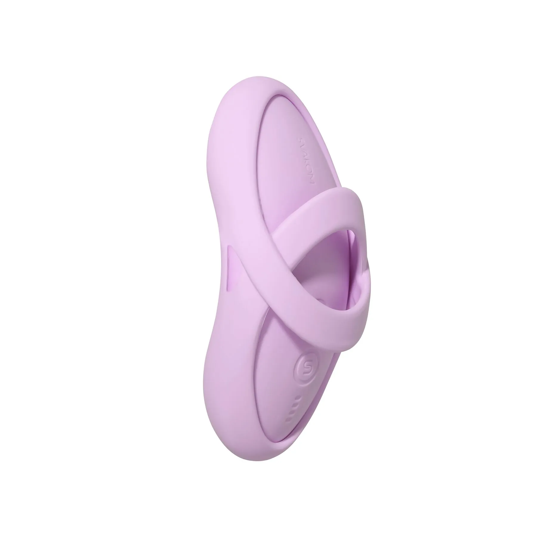 Смарт-вібратор для клітора Svakom Echo 2 Pink Lilac, підігрів до 38 °C, знімна насадка на палець