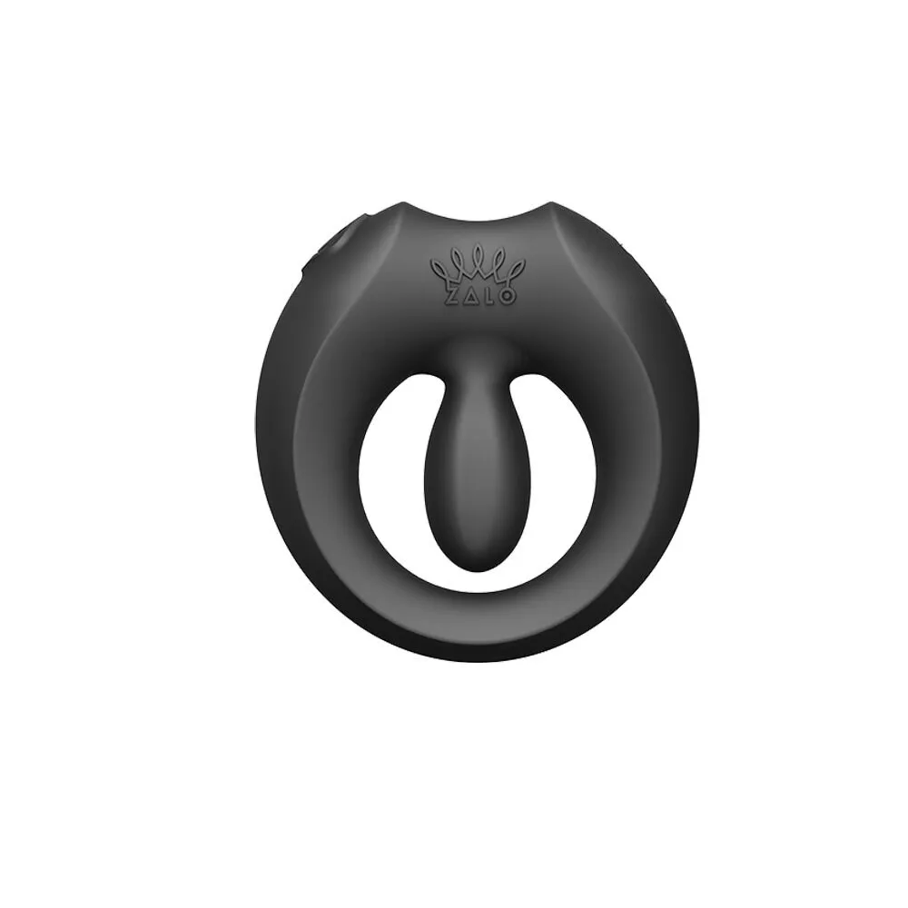 Ерекційне смарт-віброкільце Zalo Apis Obsidian Black, до 4 годин роботи, зарядний кейс