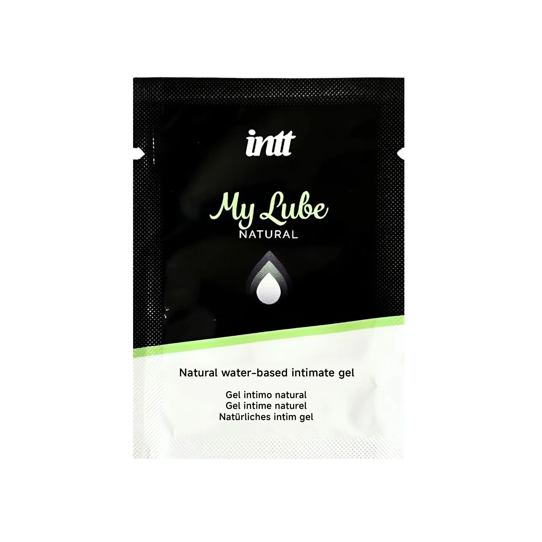 Пробник лубриканта на водній основі Intt My Lube Natural, 2 мл
