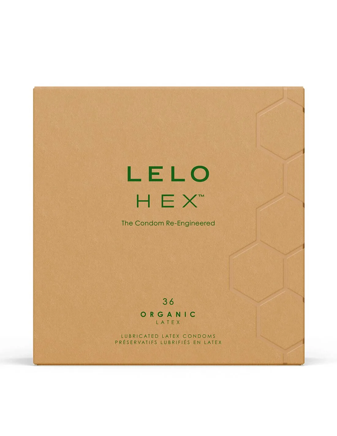 Презервативи LELO HEX Condoms Organic 36 Pack, тонкі та суперміцні