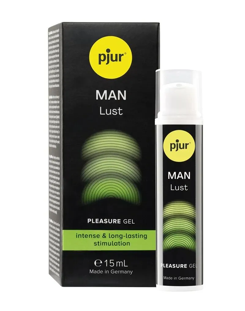 Рідкий вібратор для чоловіків pjur MAN Lust, 15 мл, з ефектом мурашок