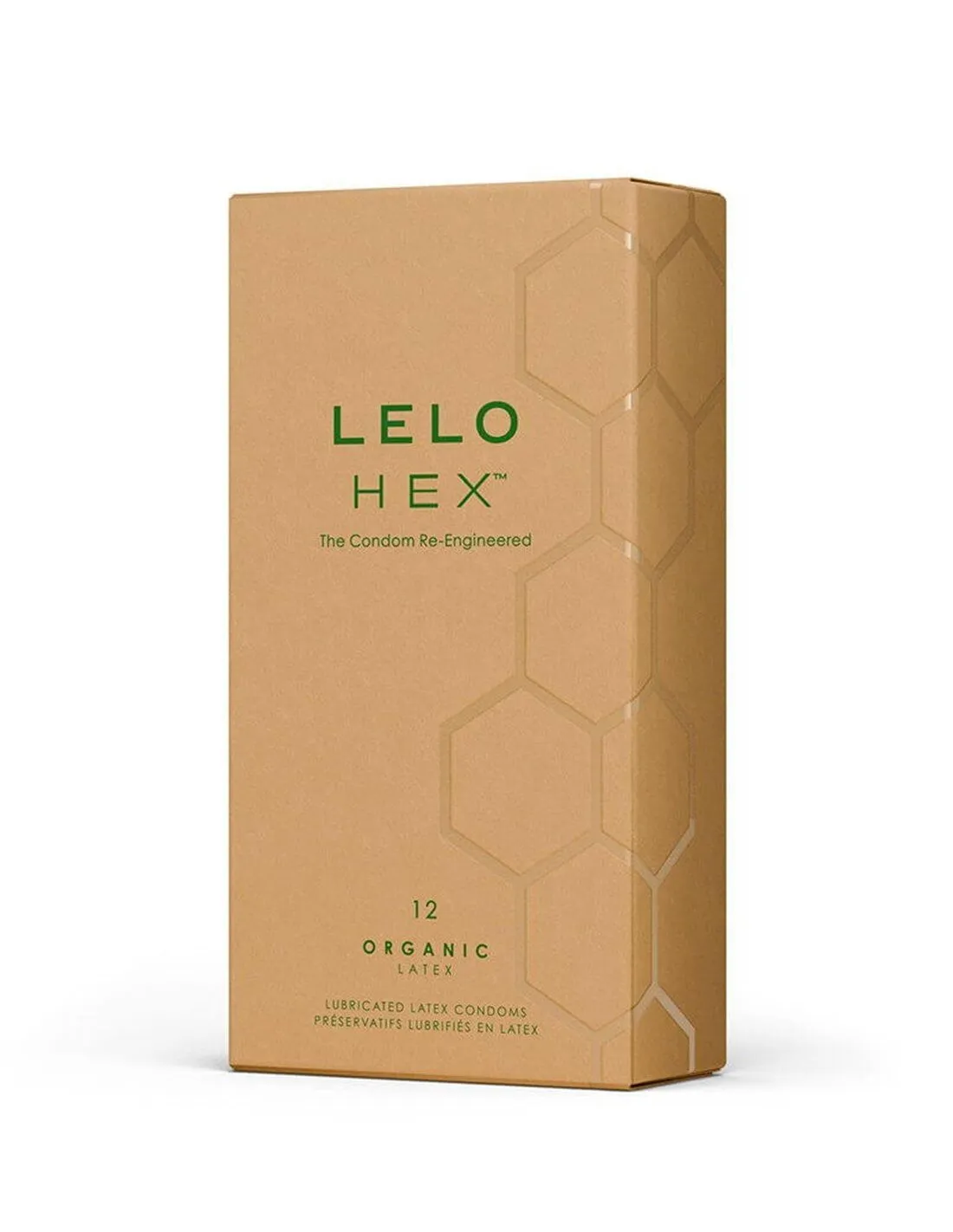 Презервативи LELO HEX Condoms Organic 12 Pack, тонкі та суперміцні (м'ята упаковка!!!)