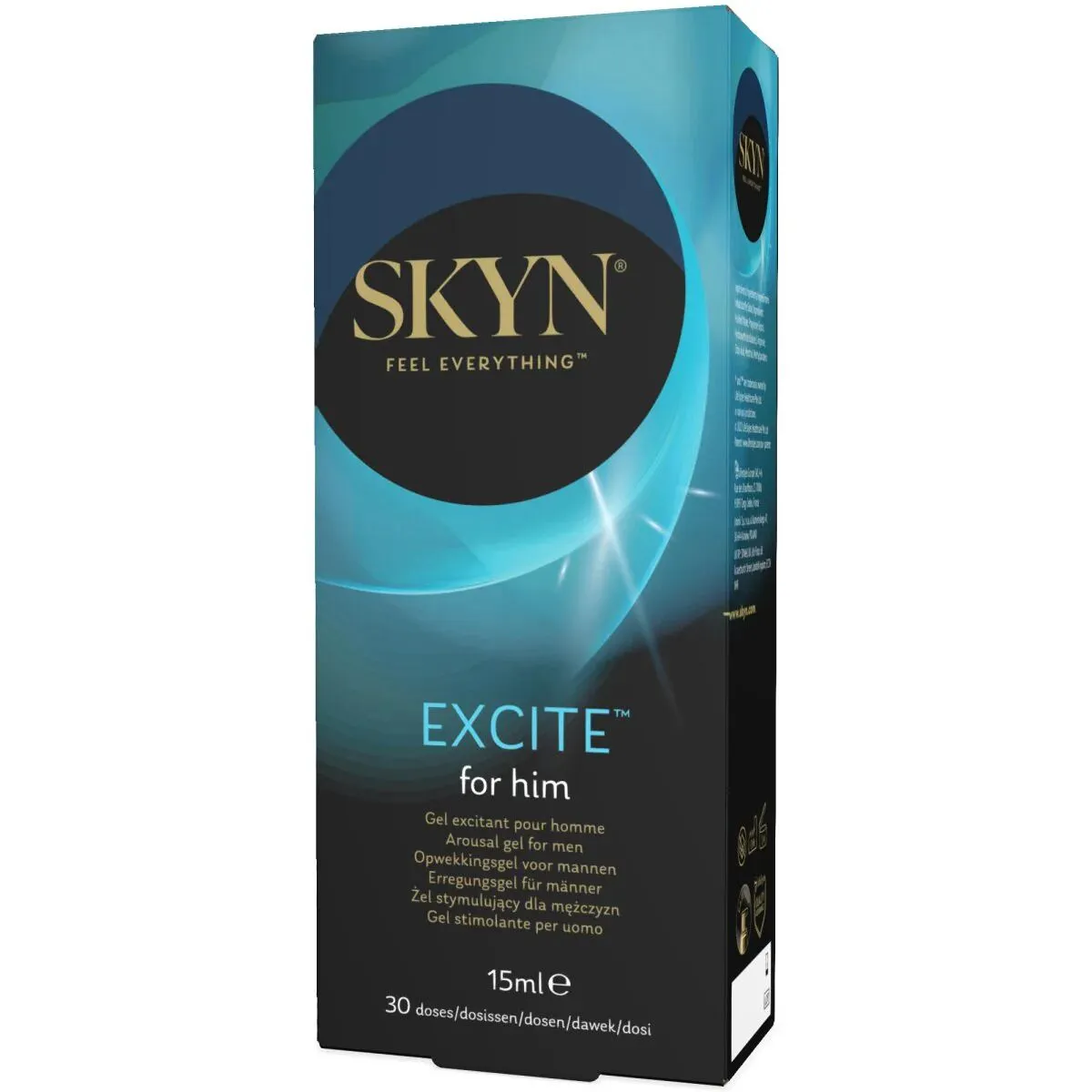 Розпродаж!!! Стимулювальний гель для пеніса SKYN Excite for him 15 мл (термін 31.08.2026)