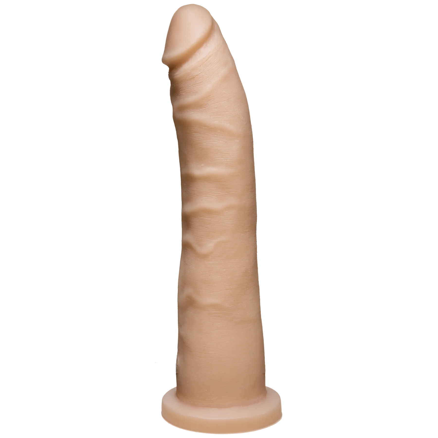 Фалоімітатор Doc Johnson Platinum TRUSKYN - The Tru Ride Slim 9 Inch, діаметр 4,6 см, двошаровий