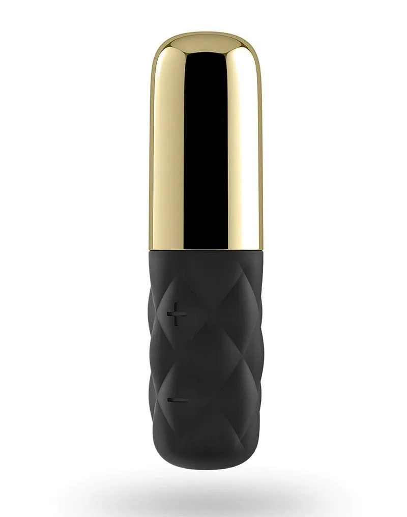 Потужний мінівібратор Satisfyer Sparkling Darling Gold зі знімним ковпачком, 16 режимів роботи